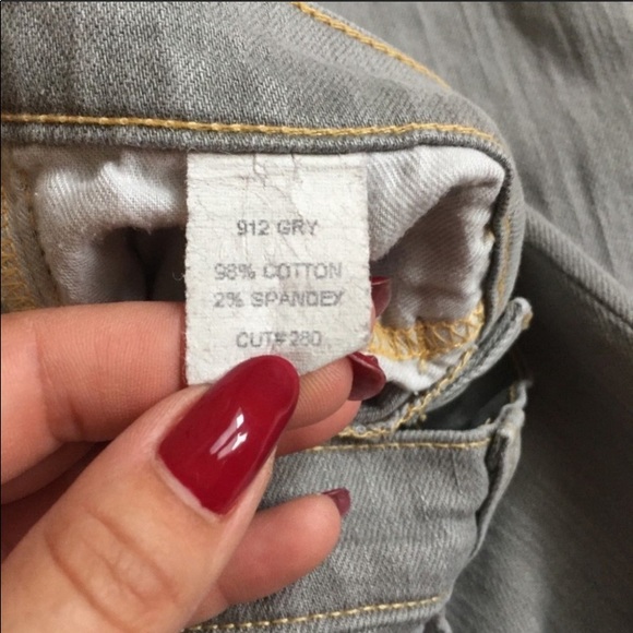 J Brand Low Slim Fit Grey Jean Great Condition - Picture 3 of 6